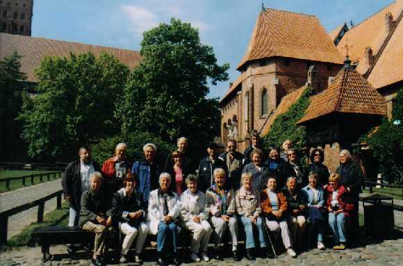 Die Reisegruppe in der Marienburg