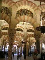 In der Mezquita in Cordoba