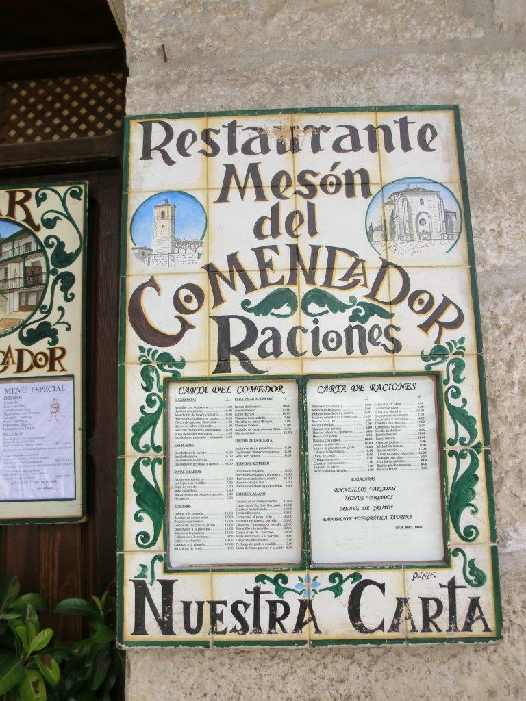Hervorragende Kche in Chinchon
