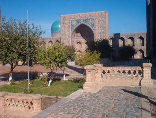Tilla Kavi-Medresse am Registan in Samarkand